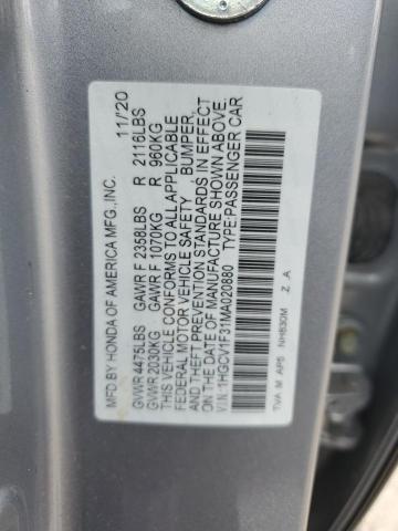2021 HONDA ACCORD SPO 1HGCV1F31MA020880