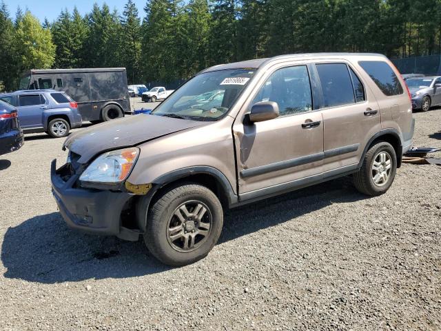 HONDA CR-V EX 2003 gold  gas JHLRD78843C038285 photo #1