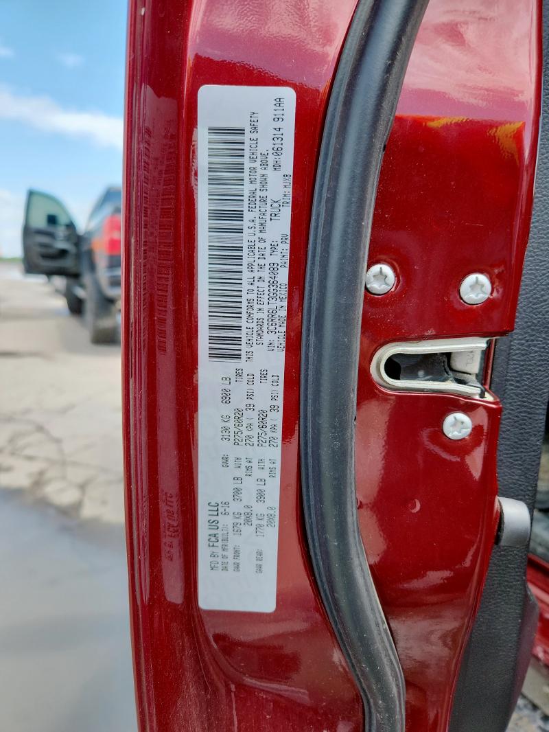 2016 RAM 1500 SLT 3C6RR6LT3GG364089
