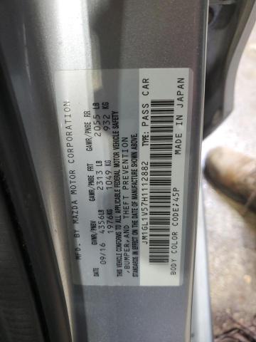 2017 MAZDA 6 TOURING JM1GL1V57H1112882