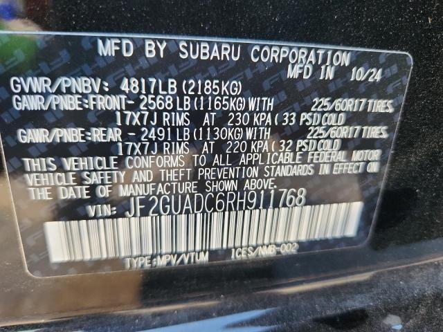 2024 SUBARU CROSSTREK JF2GUADC6RH911768