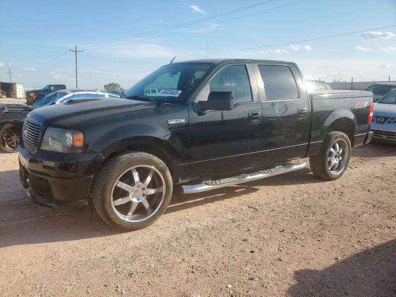 FORD F150 SUPER 2008 black  Gasoline 1FTRW12W38KE35978 photo #1