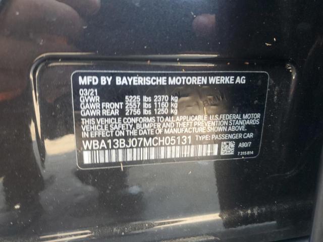 2021 BMW 530 XI WBA13BJ07MCH05131