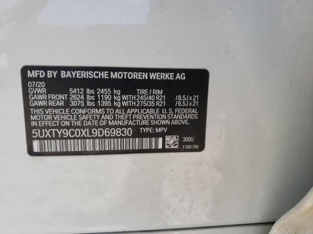 2020 BMW X3 XDRIVEM 5UXTY9C0XL9D69830