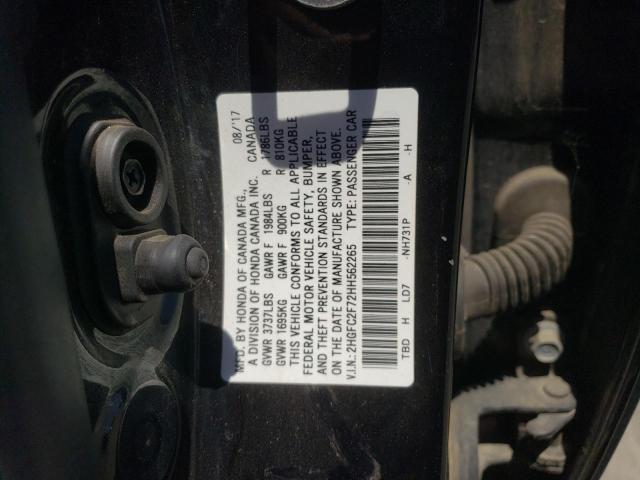 2017 HONDA CIVIC EX #3292281299