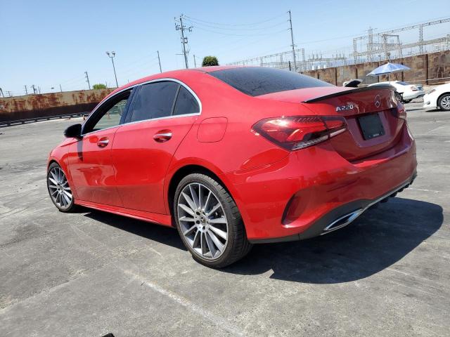 MERCEDES-BENZ A 220 2019 red  gas WDD3G4EB3KW013504 photo #3