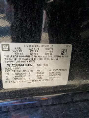 2016 GMC SIERRA K25 1GT12UE87GF234650