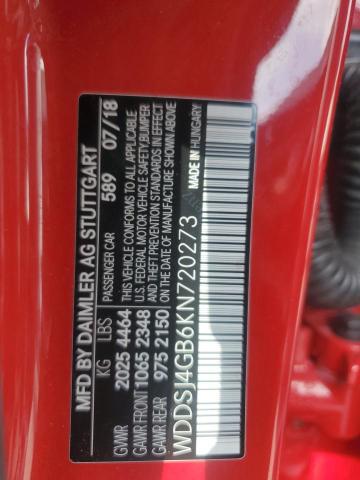 2019 MERCEDES-BENZ CLA 250 4M WDDSJ4GB6KN720273
