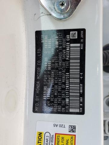 2022 HONDA CIVIC EX JHMFE1F72NX007356