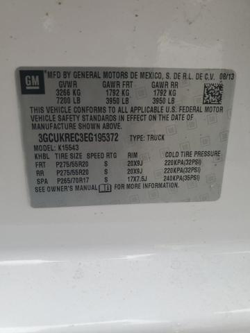 2014 CHEVROLET SILVERADO - 3GCUKREC3EG195372