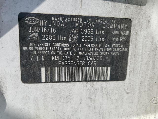2017 HYUNDAI ELANTRA GT KMHD35LH2HU358336