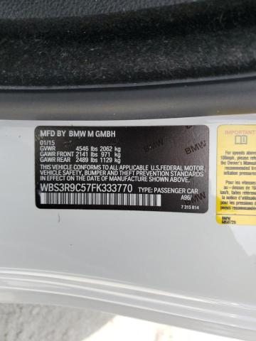 2015 BMW M4 WBS3R9C57FK333770
