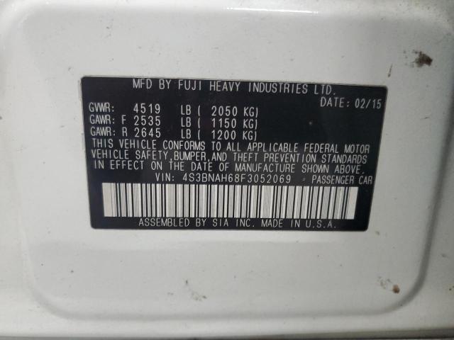 2015 SUBARU LEGACY 2.5 4S3BNAH68F3052069