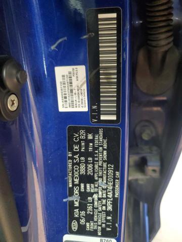 2017 KIA FORTE LX 3KPFL4A74HE010912