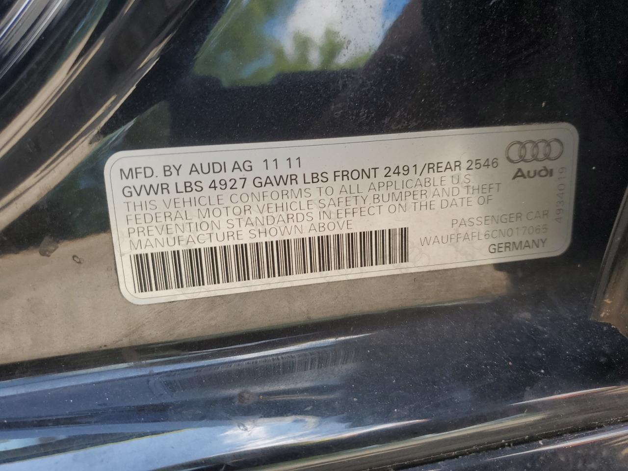 Audi A4 2012