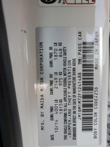2015 MAZDA 3 GRAND TO JM1BM1M72F1241488