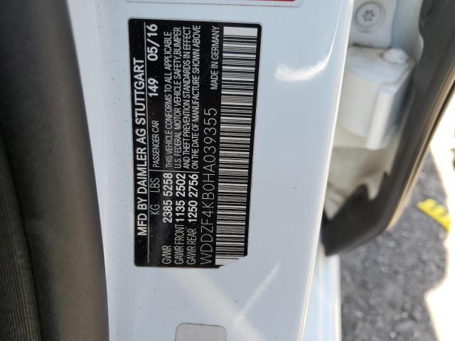 2017 MERCEDES-BENZ E300 WDDZF4KB0HA039355