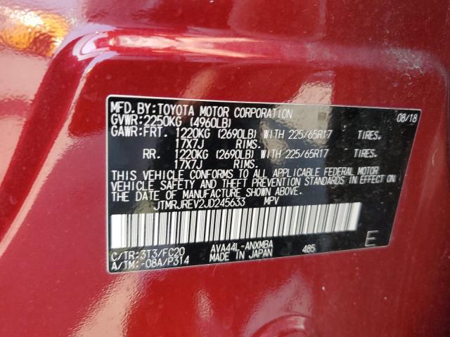 2018 TOYOTA RAV4 HV LE JTMRJREV2JD245633