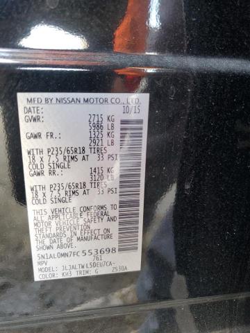 2015 INFINITI QX60 5N1AL0MN7FC553698