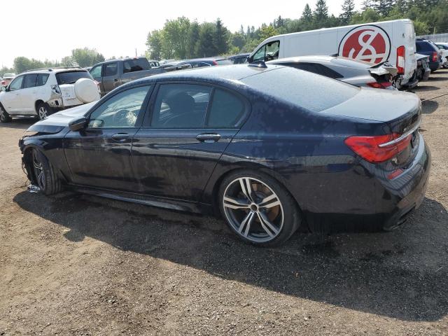 BMW 750 XI 2017 black sedan 4d gas WBA7B0C57HG527064 photo #3