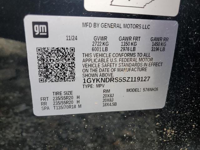 2025 CADILLAC XT5 PREMIU 1GYKNDRS5SZ119127