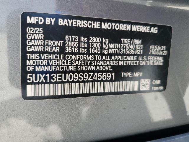 2025 BMW X5 SDRIVE 5UX13EU09S9Z45691