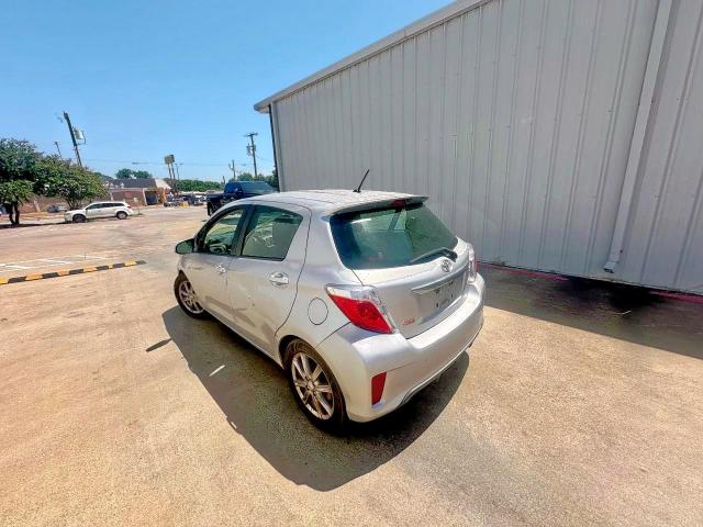 TOYOTA YARIS 2013 silver hatchbac gas JTDKTUD35DD551521 photo #4