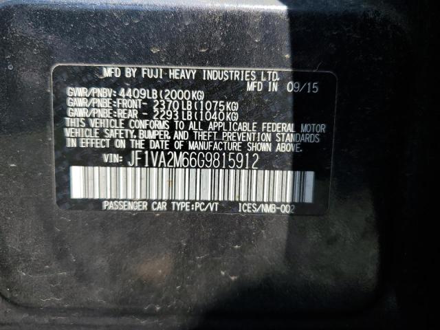 2016 SUBARU WRX STI JF1VA2M66G9815912