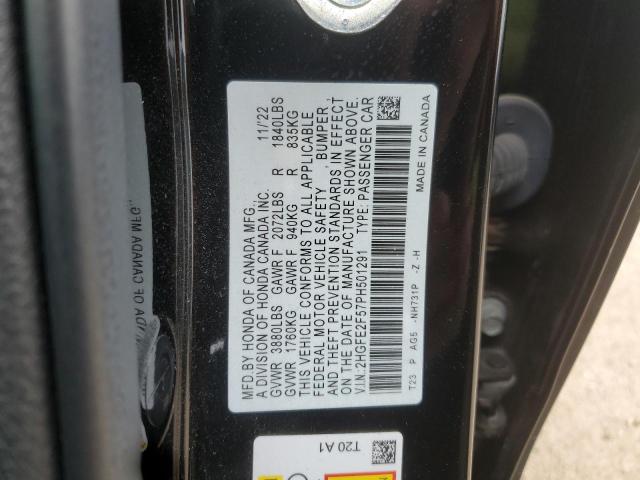 2023 HONDA CIVIC SPOR 2HGFE2F57PH501291
