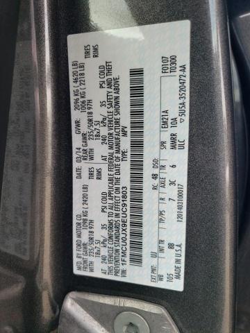 2014 FORD ESCAPE TIT - 1FMCU0JX9EUC91803