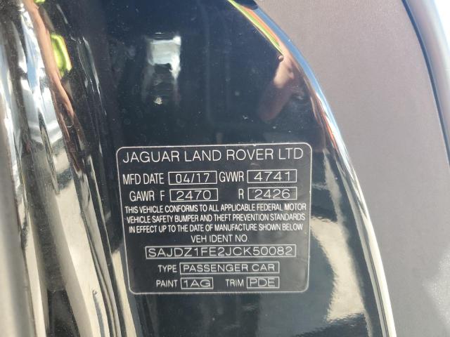 2018 JAGUAR F-TYPE SVR SAJDZ1FE2JCK50082
