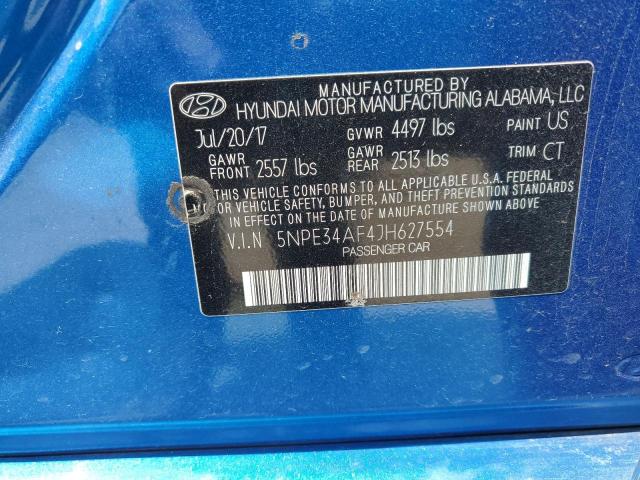 2018 HYUNDAI SONATA SPORT 5NPE34AF4JH627554