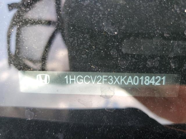2019 HONDA ACCORD SPO 1HGCV2F3XKA018421