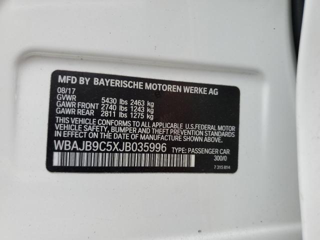 2018 BMW M550XI WBAJB9C5XJB035996