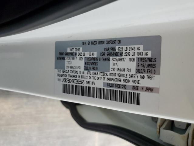 2019 MAZDA CX-5 TOURI JM3KFBCM8K0695596
