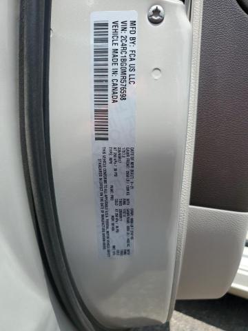 2021 CHRYSLER PACIFICA T 2C4RC1BG0MR576598