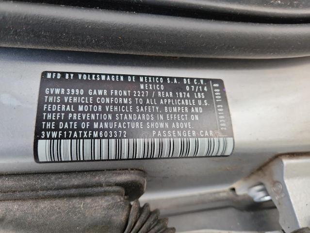 2015 VOLKSWAGEN BEETLE 1.8 3VWF17ATXFM603372