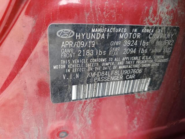 2020 HYUNDAI ELANTRA SE - KMHD84LF8LU907606