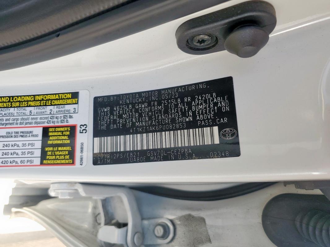 2023 TOYOTA CAMRY TRD - 4T1KZ1AK6PU082853