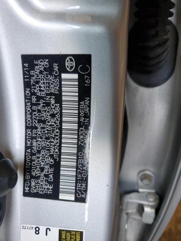2015 TOYOTA PRIUS - JTDKN3DU0F0426384