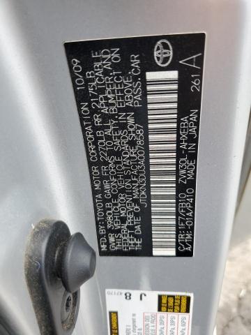 2010 TOYOTA PRIUS - JTDKN3DU3A0078587