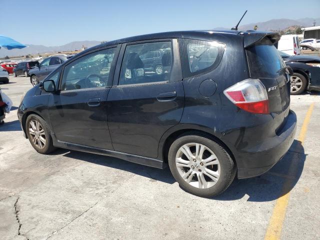 HONDA FIT SPORT 2009 black  gas JHMGE88419S003799 photo #3