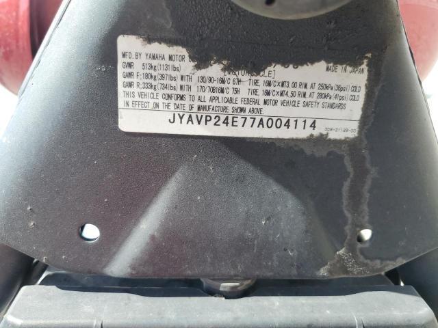 2007 YAMAHA XVS1300 A JYAVP24E77A004114