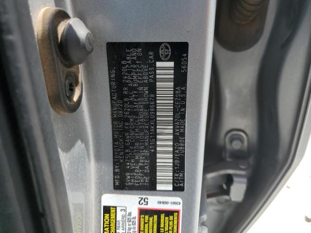 2020 TOYOTA CAMRY SE - 4T1G11AKXLU986678