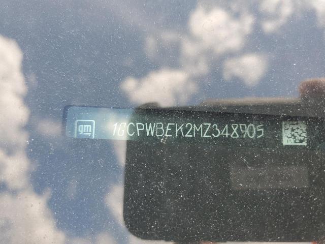 2021 CHEVROLET SILVERADO - 1GCPWBEK2MZ348905