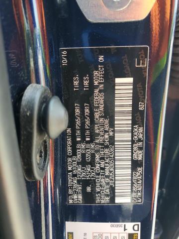 2016 TOYOTA 4RUNNER SR JTEZU5JR3G5143362