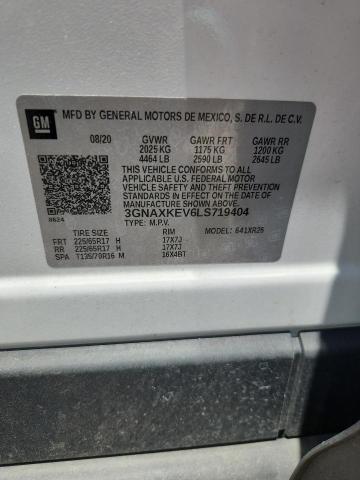 2020 CHEVROLET EQUINOX LT 3GNAXKEV6LS719404