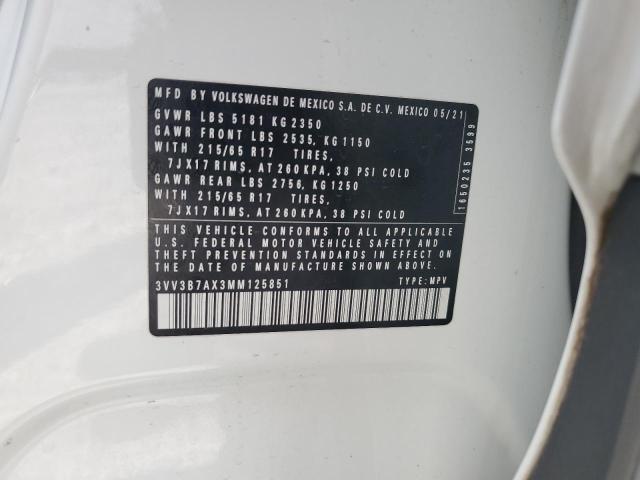 2021 VOLKSWAGEN TIGUAN SE - 3VV3B7AX3MM125851
