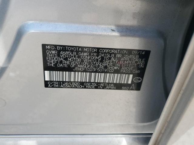 2015 LEXUS IS 250 JTHCF1D23F5019102