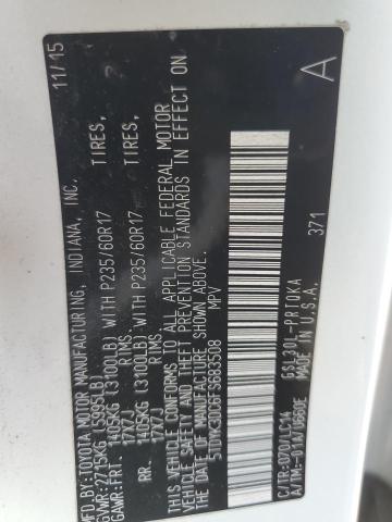2015 TOYOTA SIENNA XLE - 5TDYK3DC6FS683508